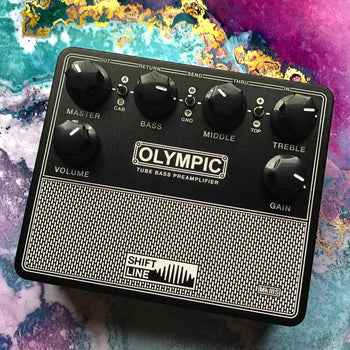 Shift Line Olympic MkIIIS Tube Bass Preamp Cab Simulator Pedal